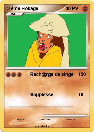 Pokemon 3 ème Hokage