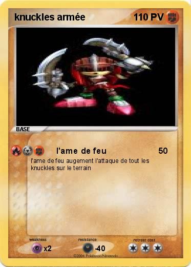 Pokemon knuckles armée