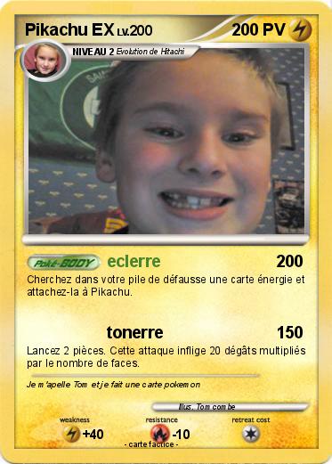 Pokemon Pikachu EX