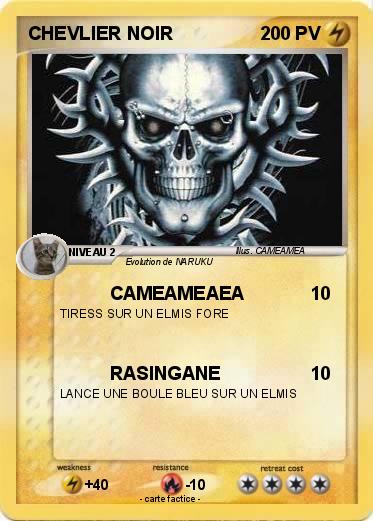 Pokemon CHEVLIER NOIR