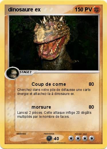 Pokemon dinosaure ex 