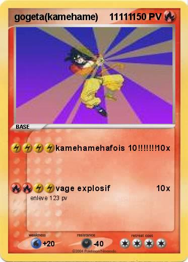 Pokemon gogeta(kamehame)    11111