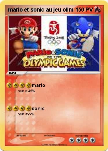 Pokemon mario et sonic au jeu olim