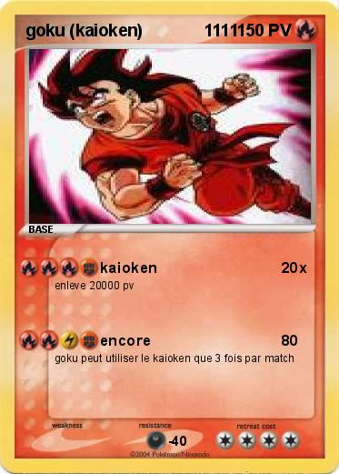 Pokemon goku (kaioken)             1111