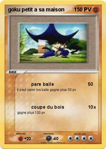 Pokemon goku petit a sa maison