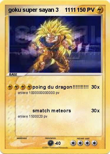 Pokemon goku super sayan 3    1111