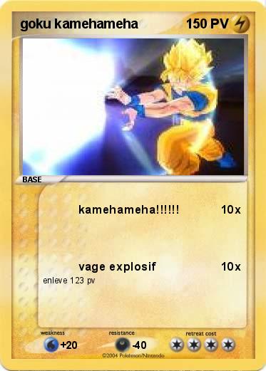 Pokemon goku kamehameha