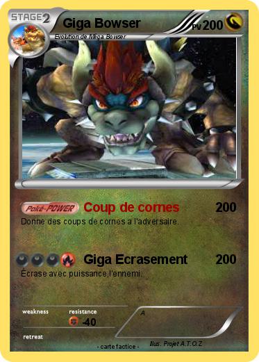 Pokemon Giga Bowser