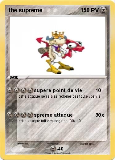 Pokemon the supreme