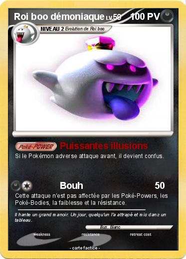 Pokemon Roi boo démoniaque