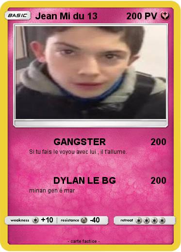 Pokemon Jean Mi du 13