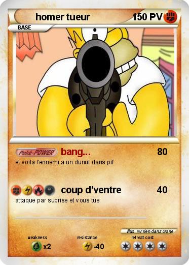 Pokemon homer tueur