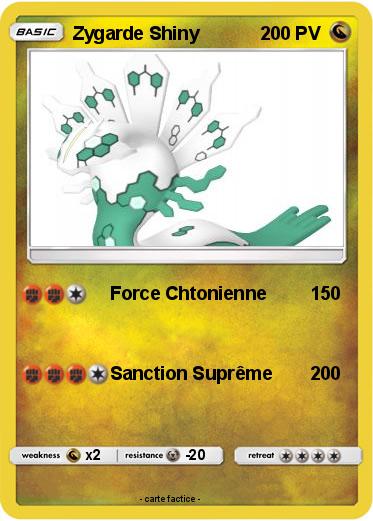 Pokemon Zygarde Shiny