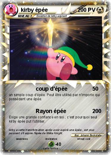 Pokemon kirby épée