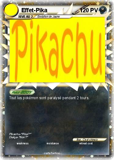 Pokemon Effet-Pika