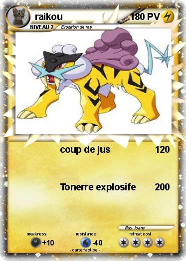 Pokemon raikou
