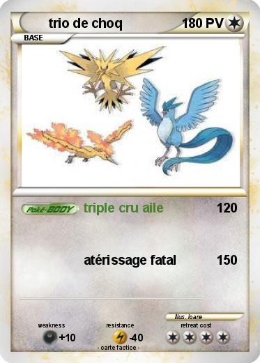 Pokemon trio de choq