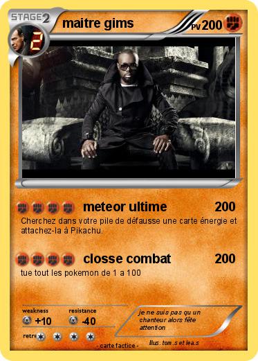 Pokemon maitre gims
