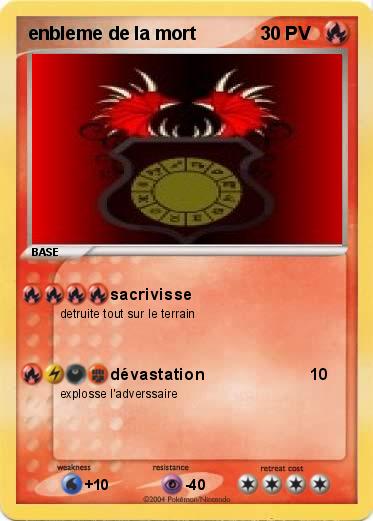 Pokemon enbleme de la mort