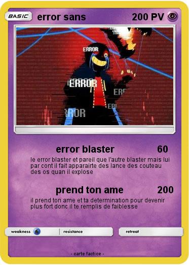 Pokemon error sans