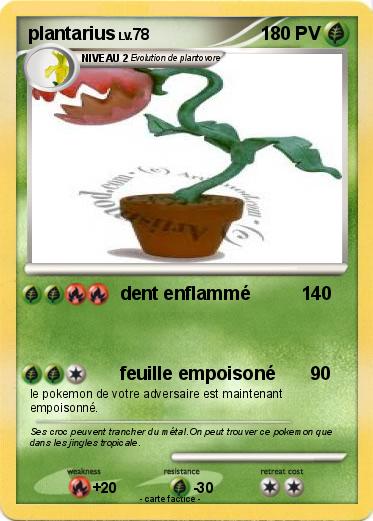 Pokemon plantarius
