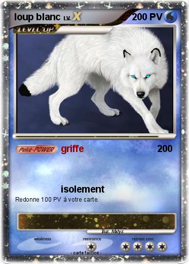 Pokemon loup blanc