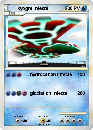 Pokemon kyogre infecté
