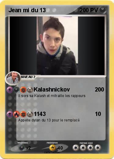 Pokemon Jean mi du 13