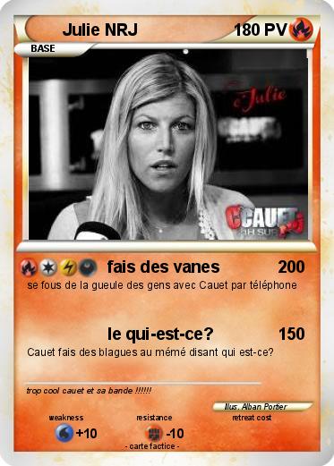 Pokemon Julie NRJ