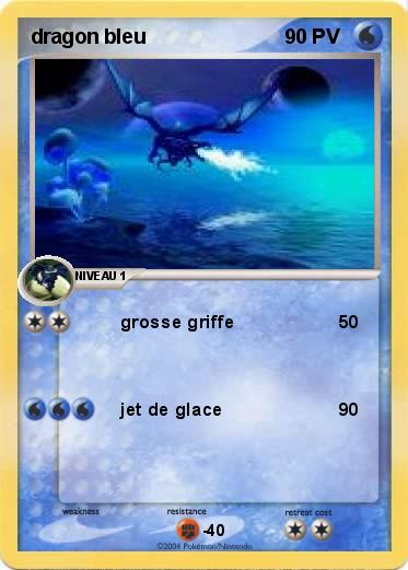 Pokemon dragon bleu