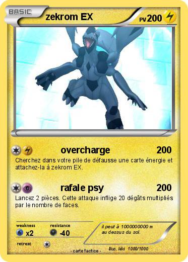 Pokemon zekrom EX