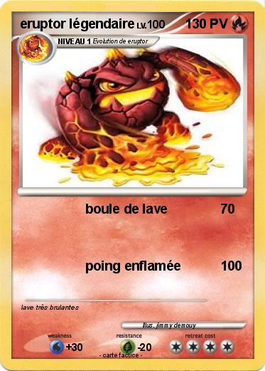 Pokemon eruptor légendaire