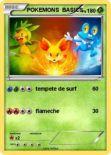 Pokemon POKEMONS  BASICS