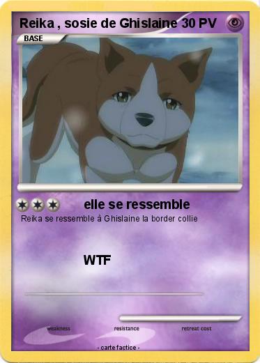 Pokemon Reika , sosie de Ghislaine