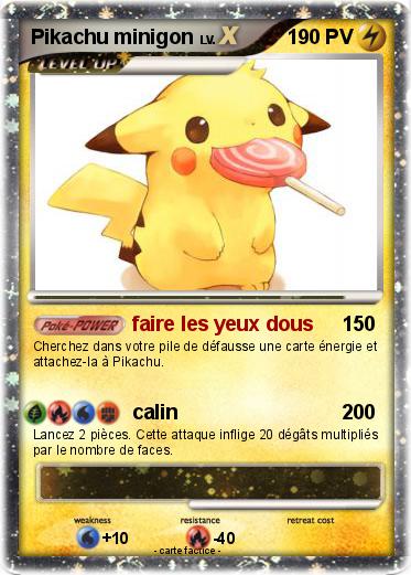 Pokemon Pikachu minigon