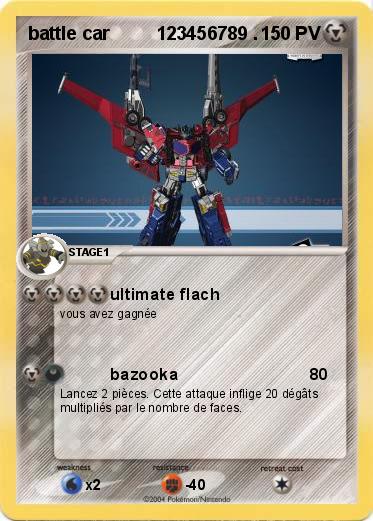 Pokemon battle car         123456789 .