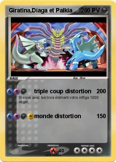 Pokemon Giratina,Diaga et Palkia
