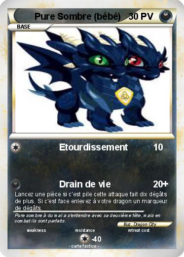 Pokemon Pure Sombre (bébé)