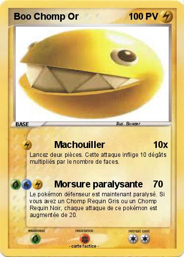Pokemon Boo Chomp Or