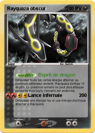 Pokemon Rayquaza obscur