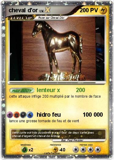 Pokemon cheval d'or