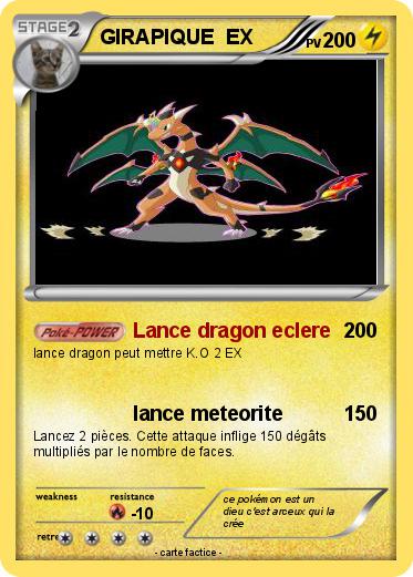 Pokemon GIRAPIQUE  EX