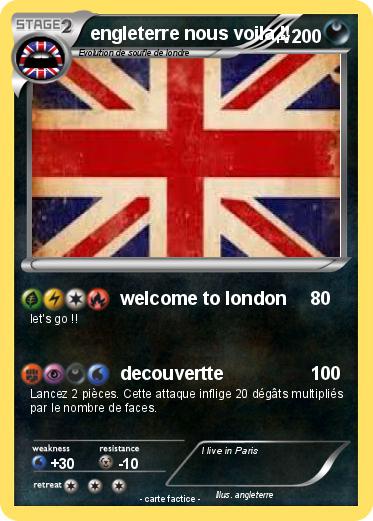 Pokemon engleterre nous voila !!
