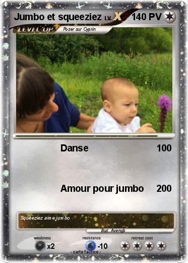 Pokemon Jumbo et squeeziez