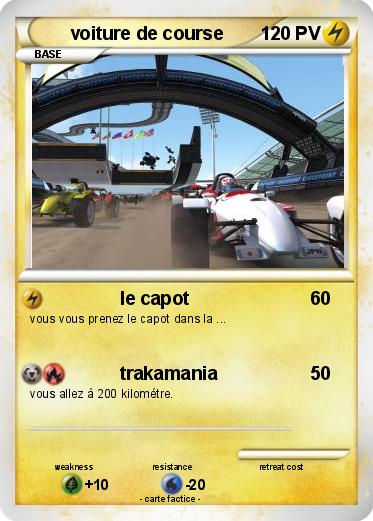 Pokemon voiture de course