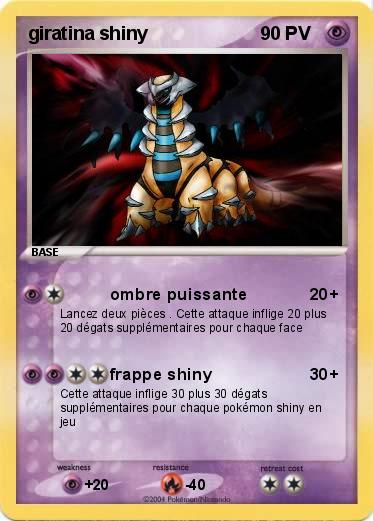 Pokemon giratina shiny