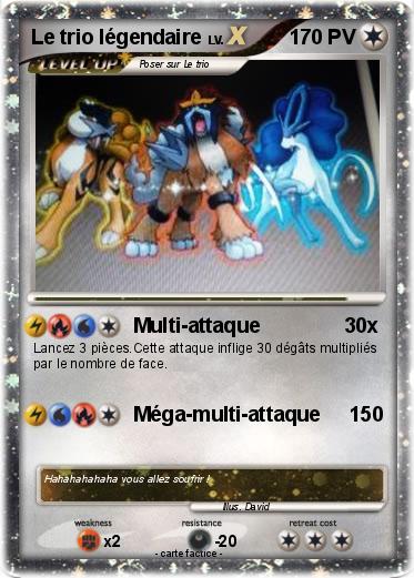 Pokemon Le trio légendaire
