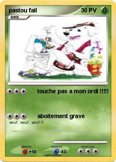 Pokemon pastou fail