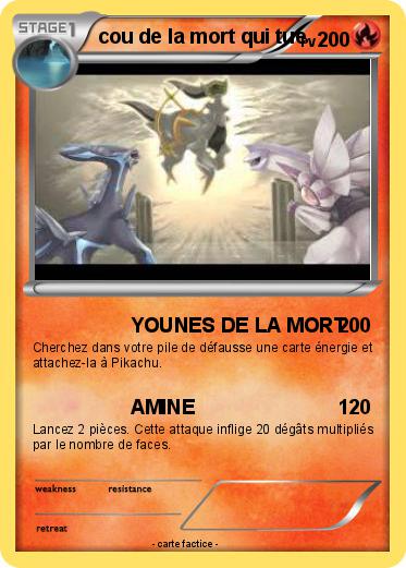 Pokemon cou de la mort qui tue