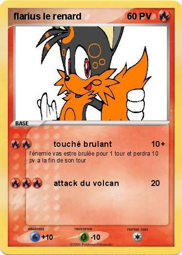 Pokemon flarius le renard
